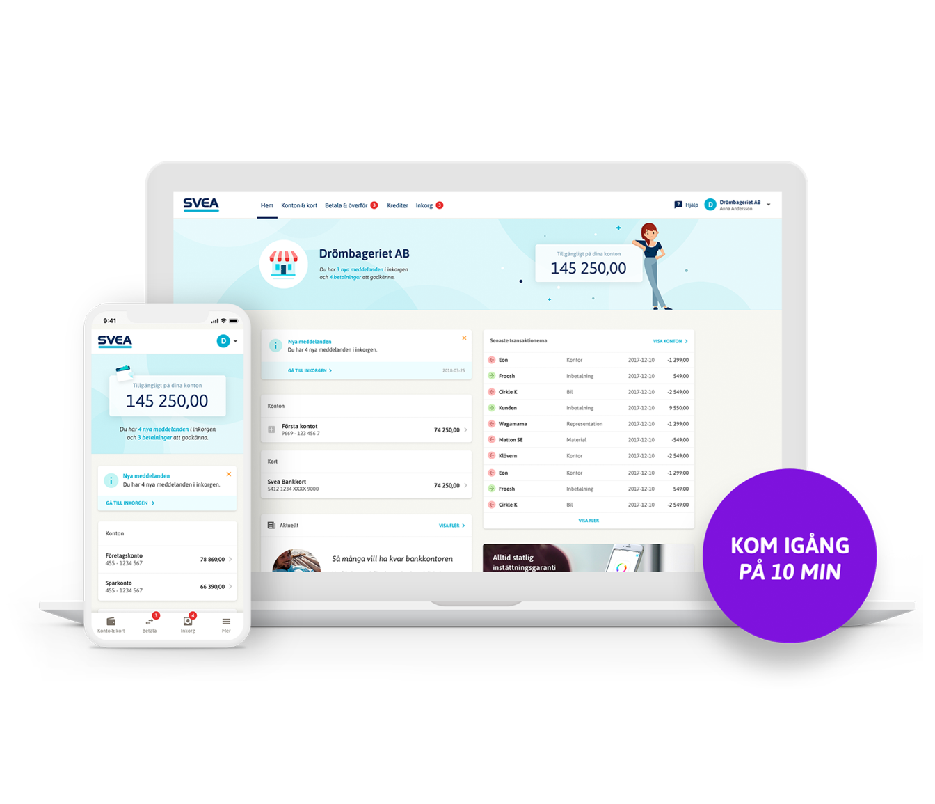 SVEA — Business Banking Web & App