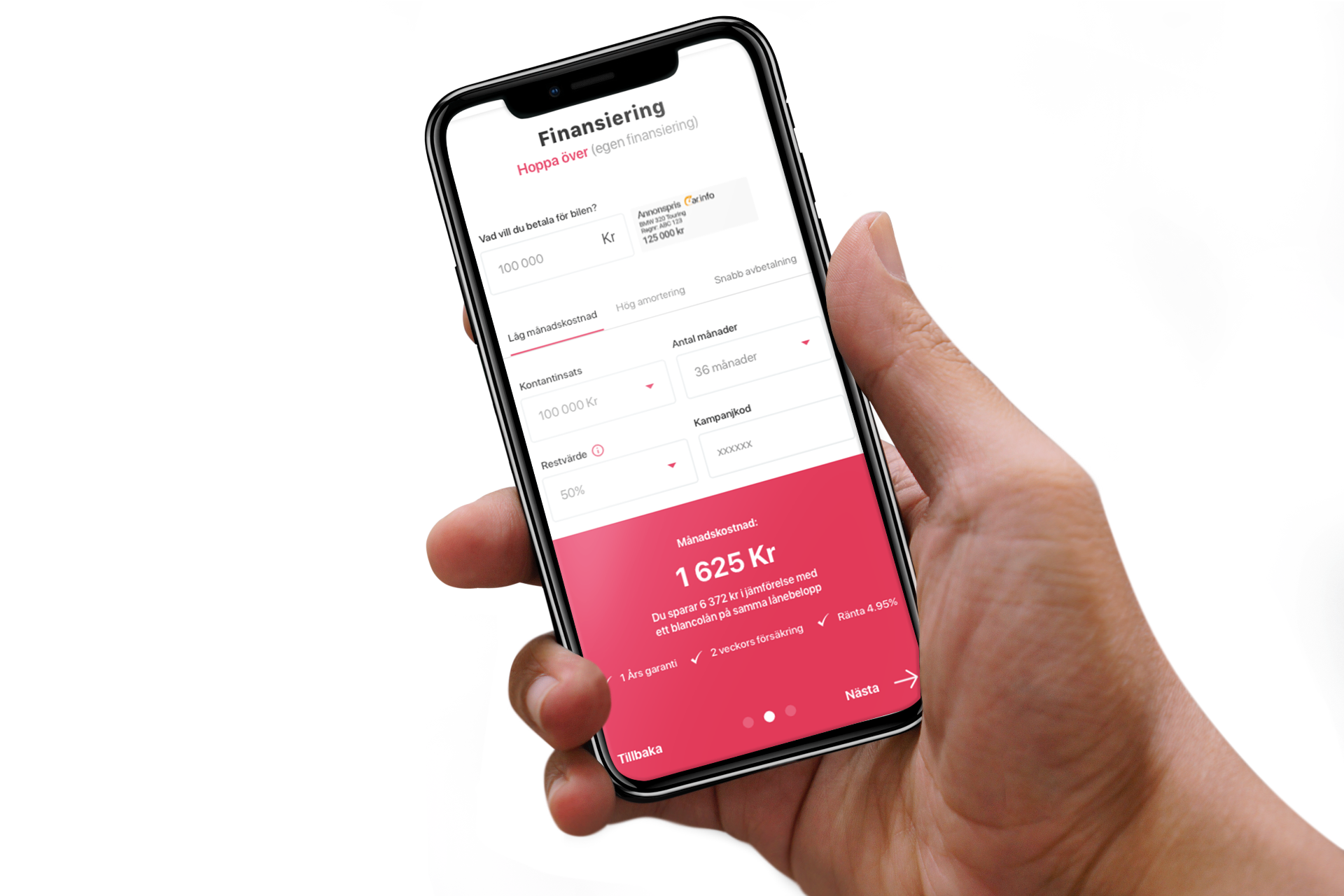 Blipp — Car Financing Flow