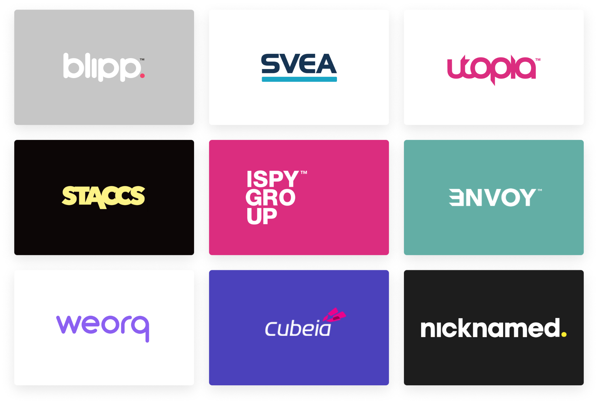 Selected clients