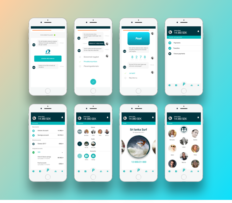 Payd — Social Banking Concept